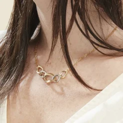 Histoire d'Or Collier Or Bicolore Acanthus Discount