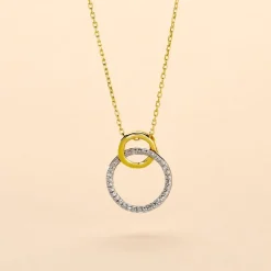 Histoire d'Or Collier Or Bicolore Achan Diamants New