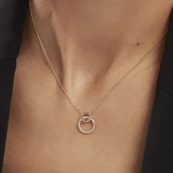 Histoire d'Or Collier Or Bicolore Achan Diamants New