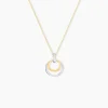Histoire d'Or Collier Or Bicolore Blanc Et Jaune Eloisia Diamants Best