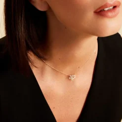 Histoire d'Or Collier Or Bicolore Fragaria