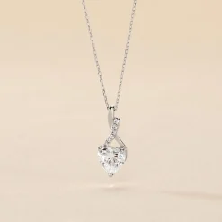 Histoire d'Or Collier Or Blanc Akli Oxyde De Zirconium Online