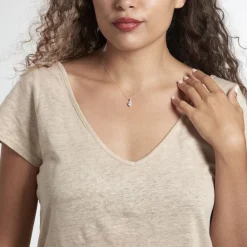 Histoire d'Or Collier Or Blanc Akli Oxyde De Zirconium Online