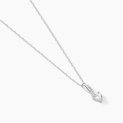 Histoire d'Or Collier Or Blanc Alethea Diamants Synthétiques Best