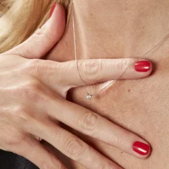 Histoire d'Or Collier Or Blanc Aphrodite Diamant or blanc diamant Online