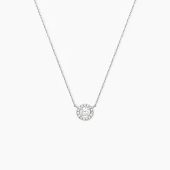 Histoire d'Or Collier Or Blanc Cadence Diamants Hot