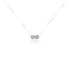 Histoire d'Or Collier Or Blanc Chlotildane Diamants Sale