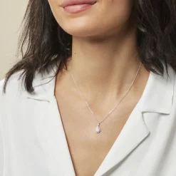 Histoire d'Or Collier Or Blanc Diamant