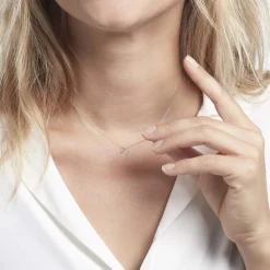Histoire d'Or Collier Or Blanc Juliane Diamants or blanc diamant Best