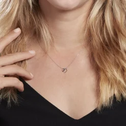 Histoire d'Or Collier Or Blanc Julianoir Diamants or blanc diamant noir Discount