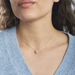 Histoire d'Or Collier Or Blanc Lydia Oxydes De Zirconium or blanc oxyde Discount