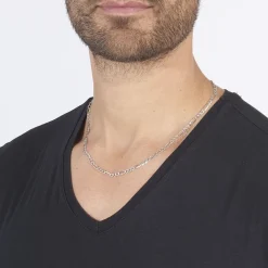 Histoire d'Or Collier Maille Alternée 1/3 or blanc Clearance