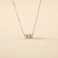 Histoire d'Or Collier Or Blanc Sabine Diamants