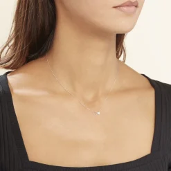 Histoire d'Or Collier Or Blanc Stacia Diamants Best