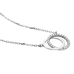 Histoire d'Or Collier Or Blanc Tresha Diamants or blanc diamant Hot