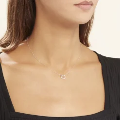 Histoire d'Or Collier Or Blanc Tresha Diamants or blanc diamant Hot