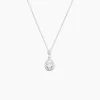 Histoire d'Or Collier Or Blanc Uxellus Oxyde De Zirconium Outlet