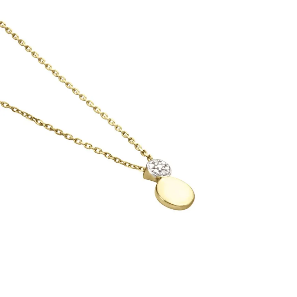 Histoire d'Or Collier Or Jaune Abihu Diamants Online
