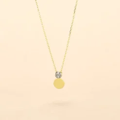 Histoire d'Or Collier Or Jaune Abihu Diamants Online