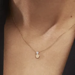 Histoire d'Or Collier Or Jaune Abihu Diamants Online