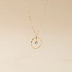 Histoire d'Or Collier Or Jaune Adrienn Diamants New