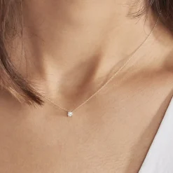 Histoire d'Or Collier Or Jaune Aphrodite Et Diamant or jaune diamant