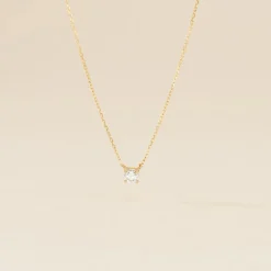 Histoire d'Or Collier Or Jaune Aphrodite Diamant Synthetique or jaune diamant synthétique Outlet