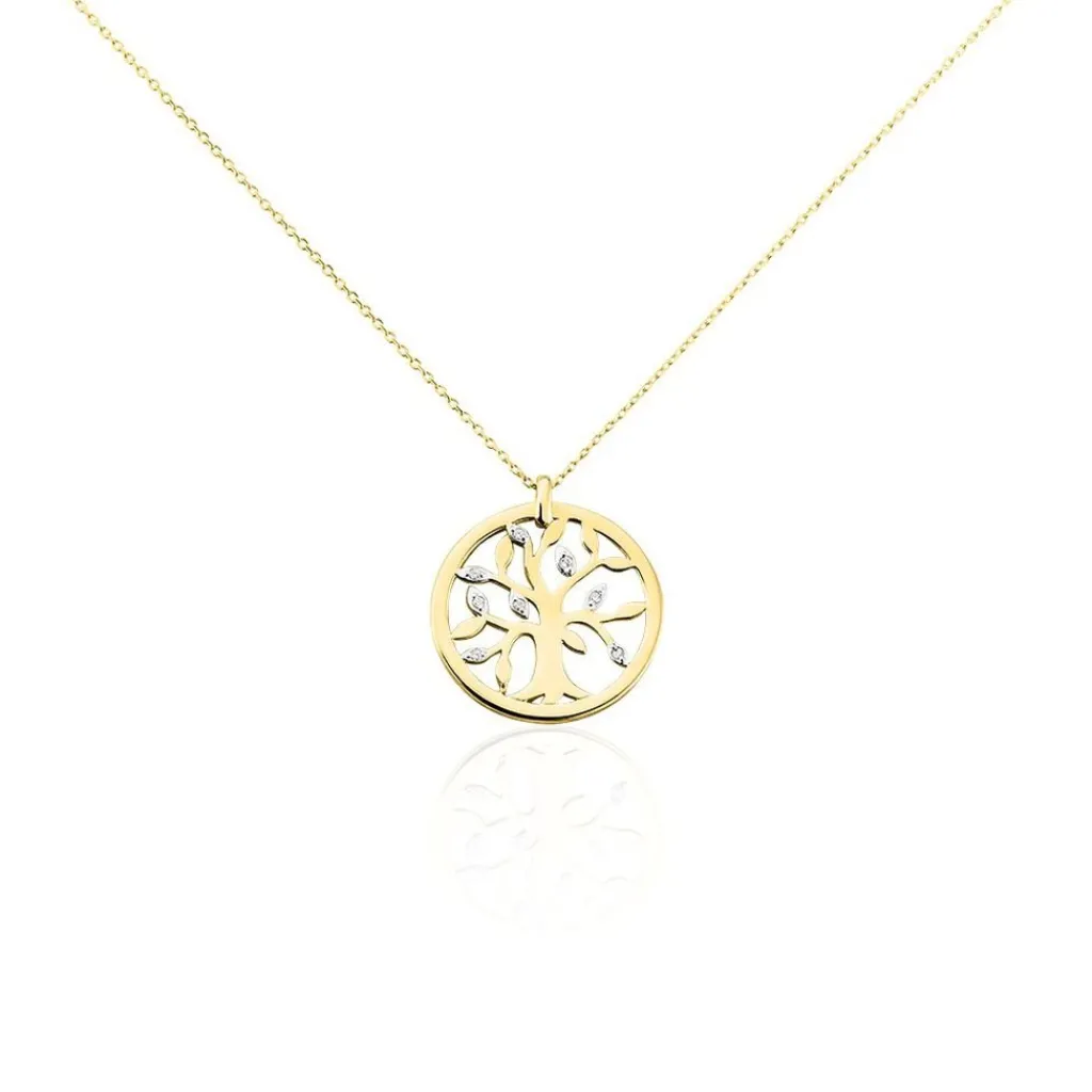 Histoire d'Or Collier Or Jaune Argius Diamants Clearance