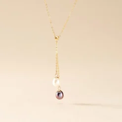 Histoire d'Or Collier Or Jaune Brayann Perles De Culture Outlet