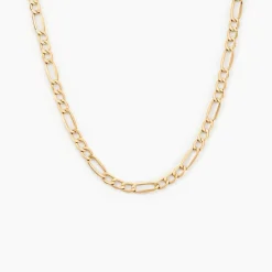 Histoire d'Or Collier Cameo Maille Alternée 1/3 or jaune Hot