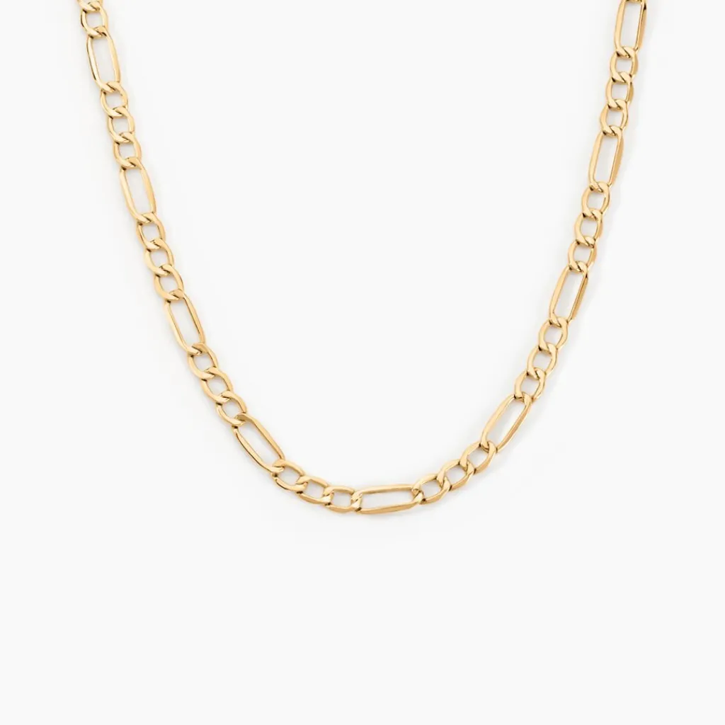 Histoire d'Or Collier Cameo Maille Alternée 1/3 or jaune Hot