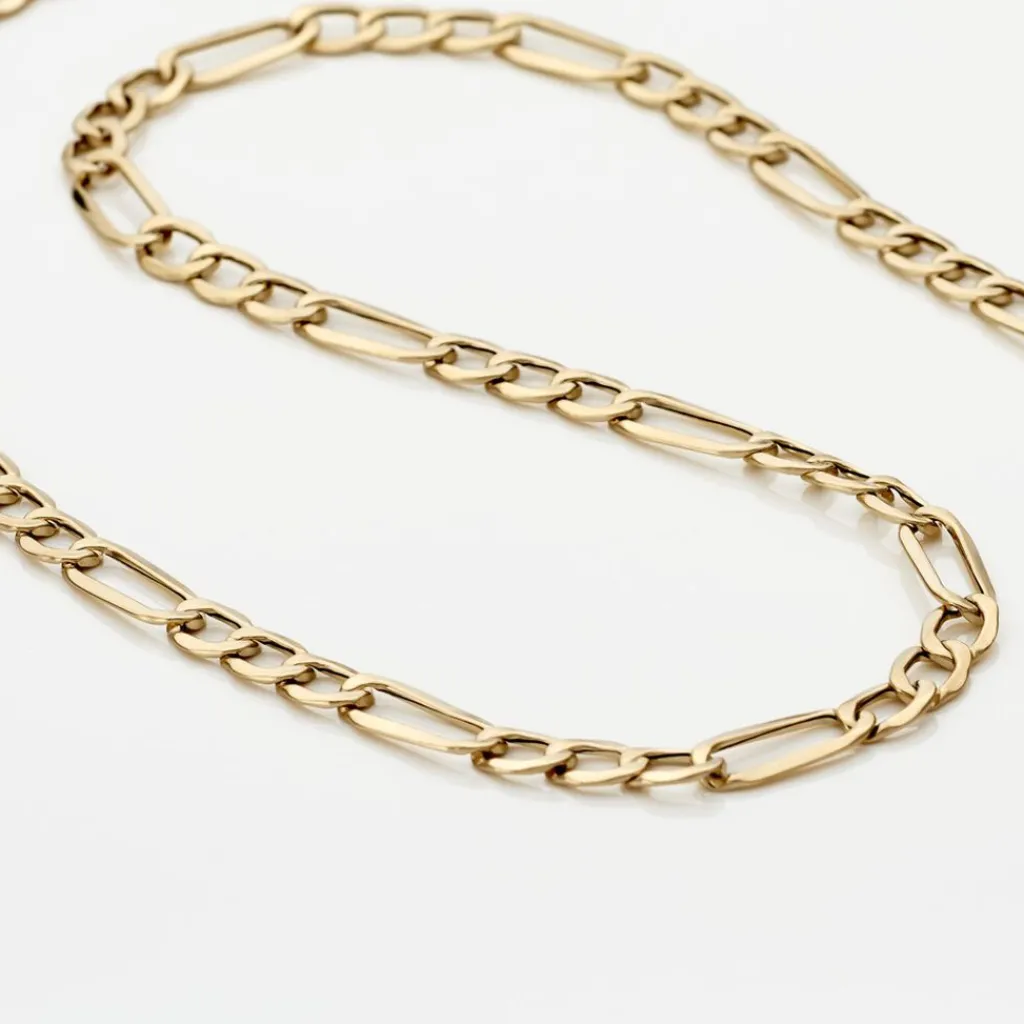 Histoire d'Or Collier Cameo Maille Alternée 1/3 or jaune Clearance