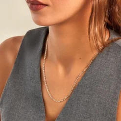 Histoire d'Or Collier Or Jaune Capucin Maille Marine Hot