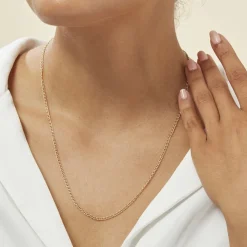 Histoire d'Or Collier Or Jaune Capucin Maille Marine Online