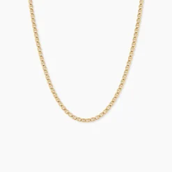 Histoire d'Or Collier Capucin Maille Marine or jaune Sale