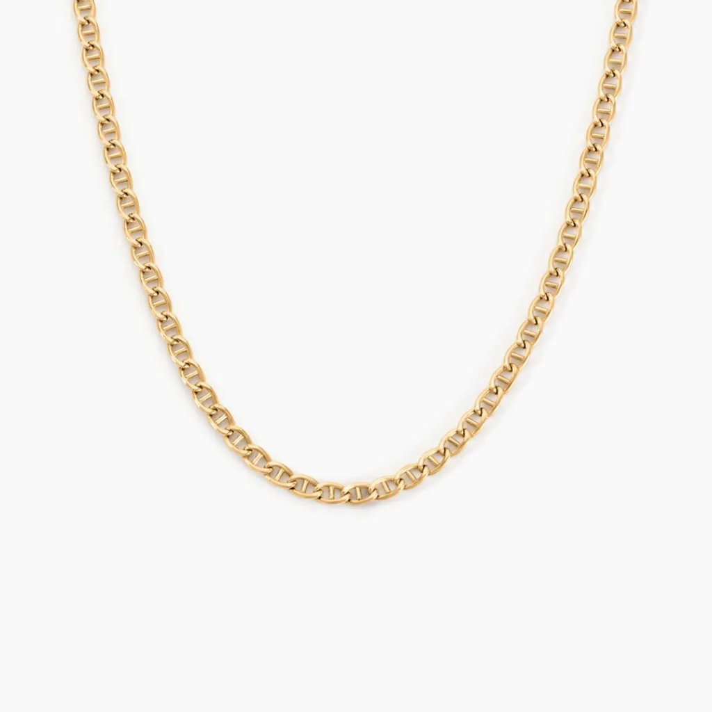 Histoire d'Or Collier Capucin Maille Marine or jaune Clearance