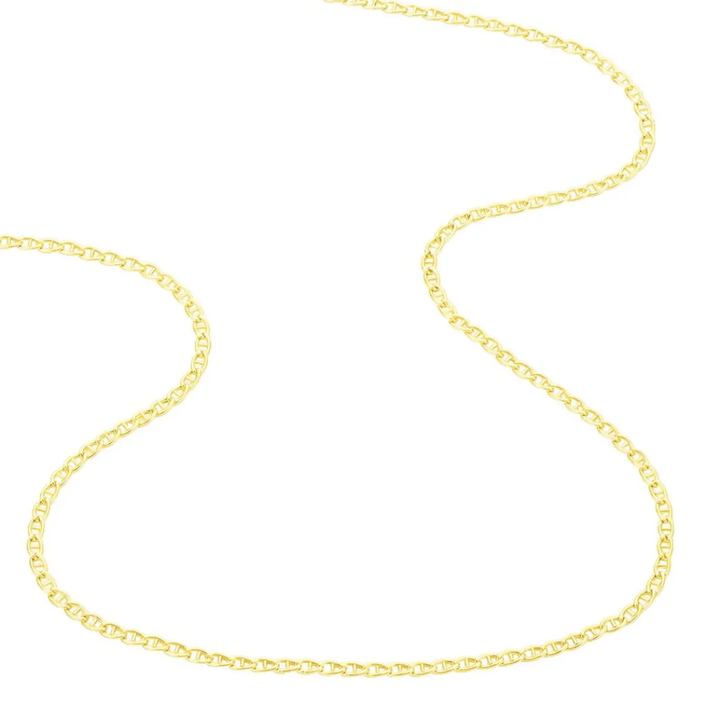 Histoire d'Or Collier Capucin Maille Marine or jaune Discount