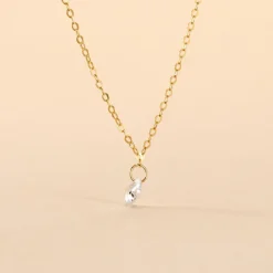 Histoire d'Or Collier Or Jaune Emilee Oxyde De Zirconium or jaune oxyde Outlet