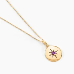 Histoire d'Or Collier Or Jaune Evening Star Amethyste or jaune améthyste violet Online