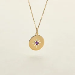 Histoire d'Or Collier Or Jaune Evening Star Amethyste or jaune améthyste violet Online