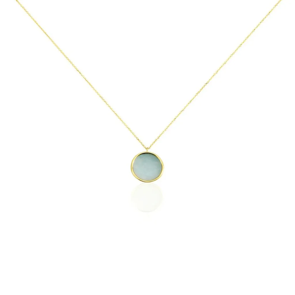 Histoire d'Or Collier Or Jaune Florica Amazonite or jaune amazonite verte Discount
