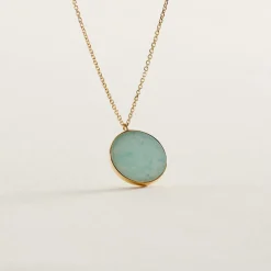 Histoire d'Or Collier Or Jaune Florica Amazonite or jaune amazonite verte Discount