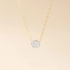 Histoire d'Or Collier Or Jaune Hepsibah Cristal Best