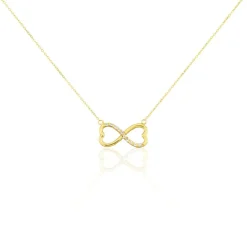 Histoire d'Or Collier Or Jaune Ilyas Oxyde De Zirconium