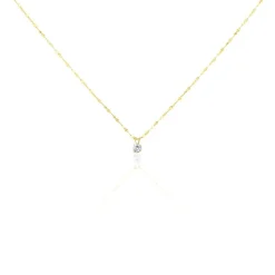 Histoire d'Or Collier Or Jaune Luminae Oxyde De Zirconium Sale