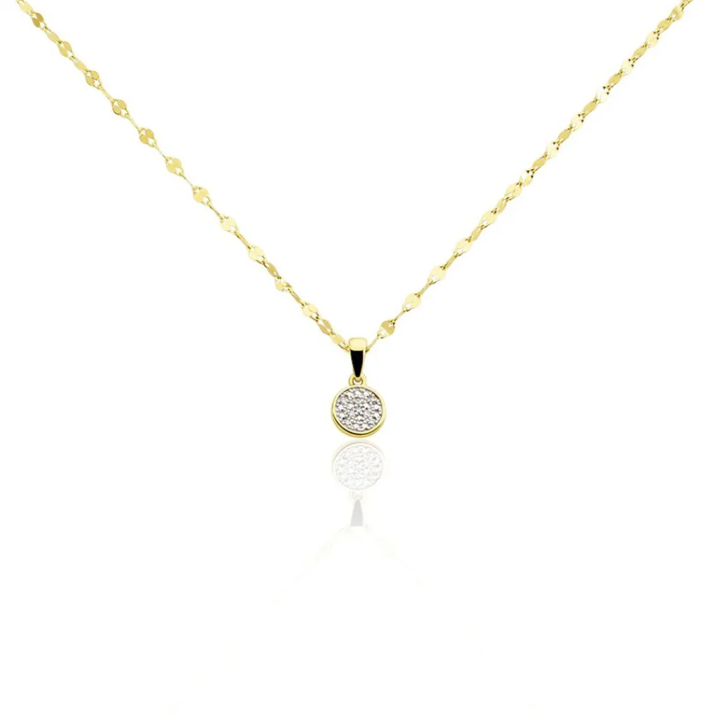 Histoire d'Or Collier Or Jaune Luminata Diamants