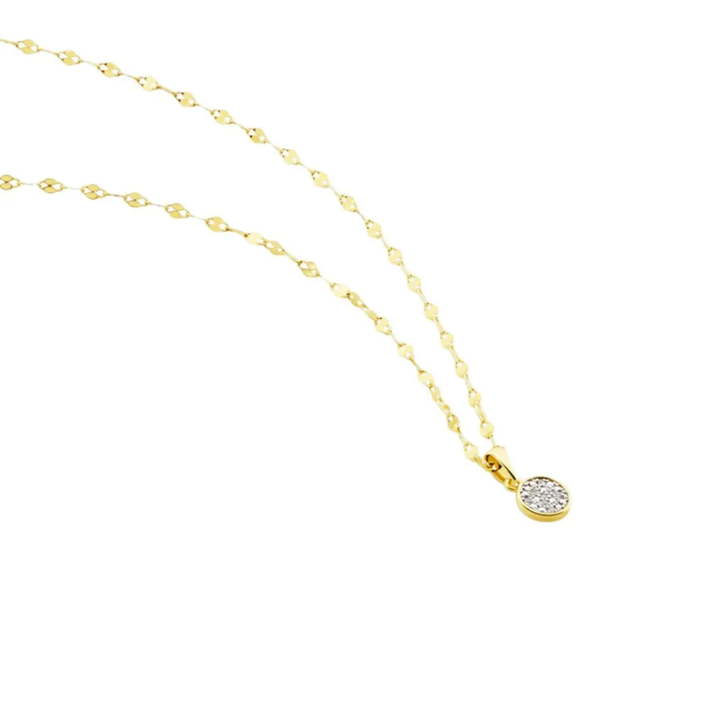 Histoire d'Or Collier Or Jaune Luminata Diamants