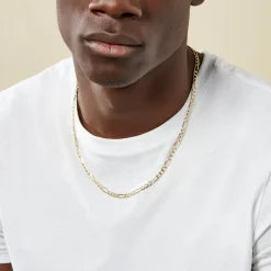 Histoire d'Or Collier Or Jaune Maille Alternée 1/3 Outlet