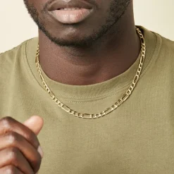 Histoire d'Or Collier Or Jaune Maille Alternée Hot