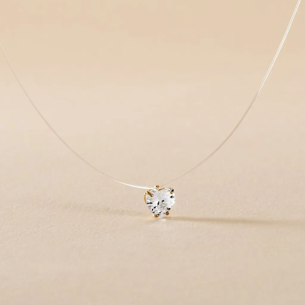 Histoire d'Or Collier Or Jaune Maiorga Oxyde De Zirconium Outlet